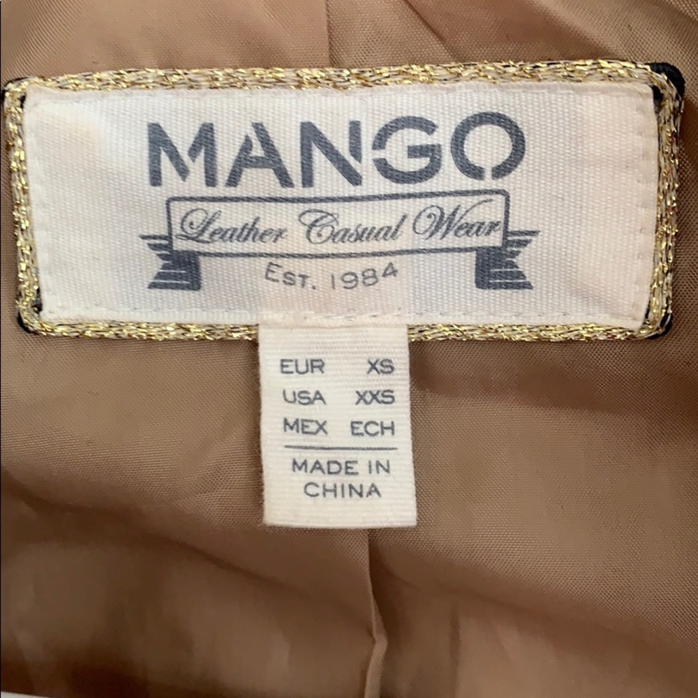 Mango Leather Jacket - image 3